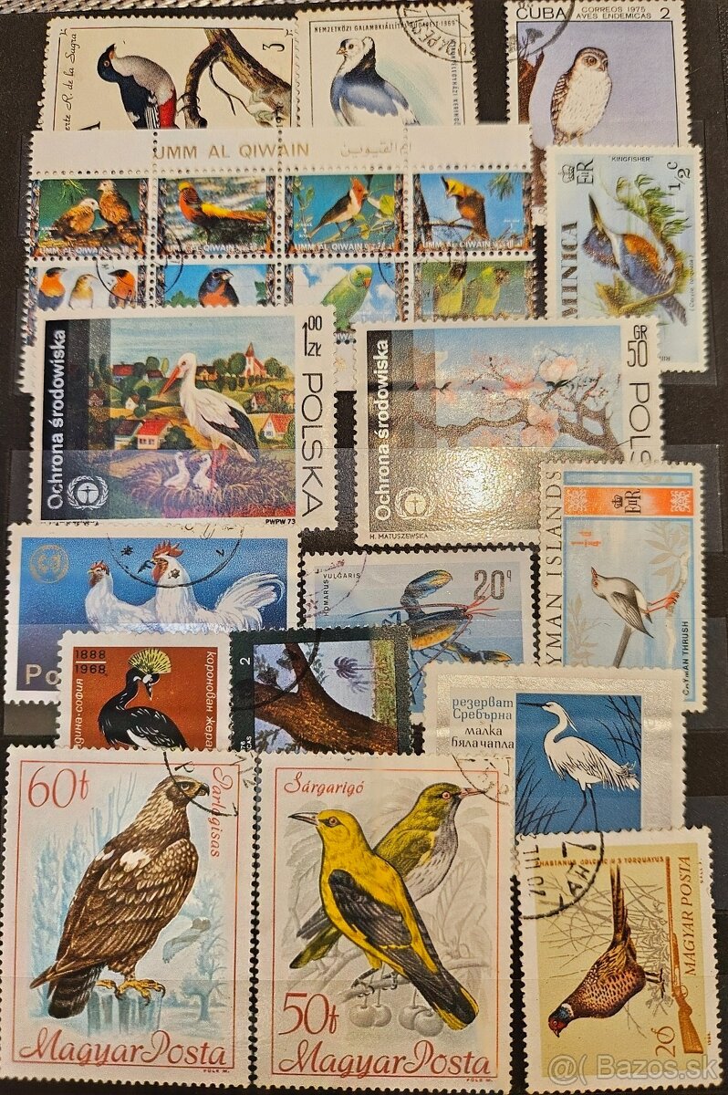 Poštové známky 1 - 9