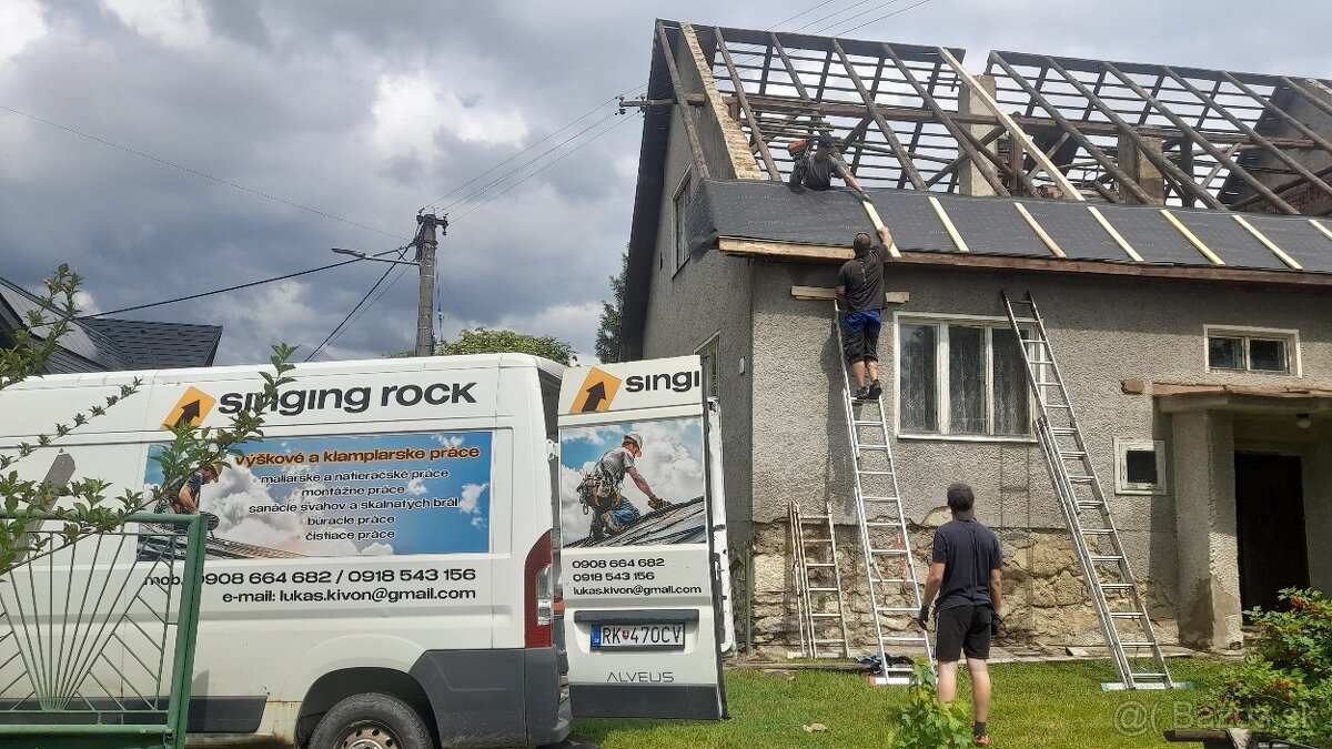 Strechy - klampiarske a výškové práce - 9