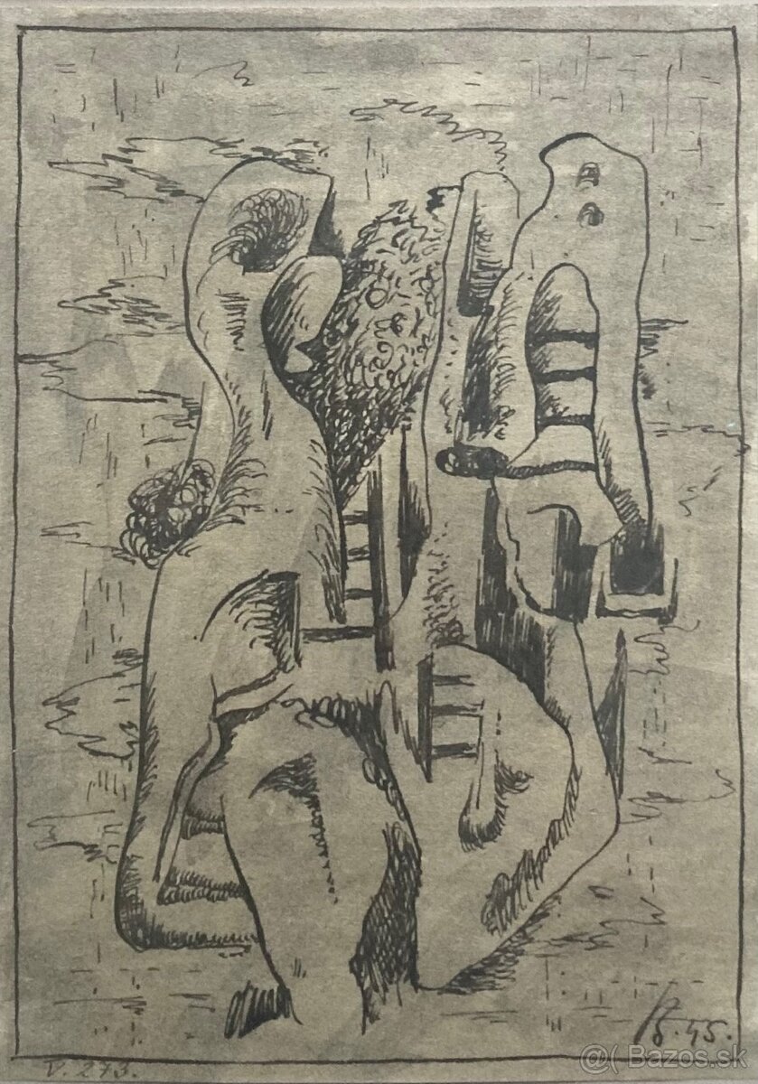 3 x Vlastimil Beneš, kresby - 9