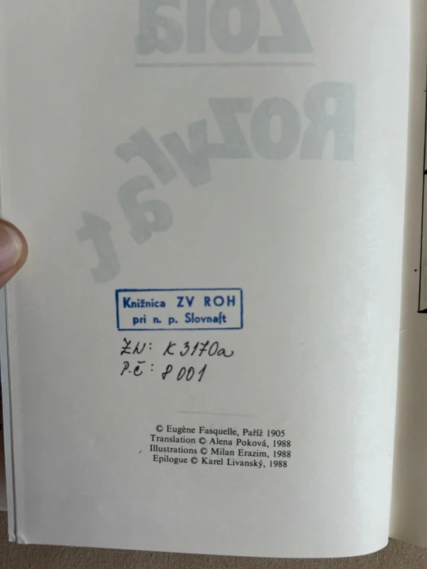 Rozvrat - Émile Zola r.1982 - 9