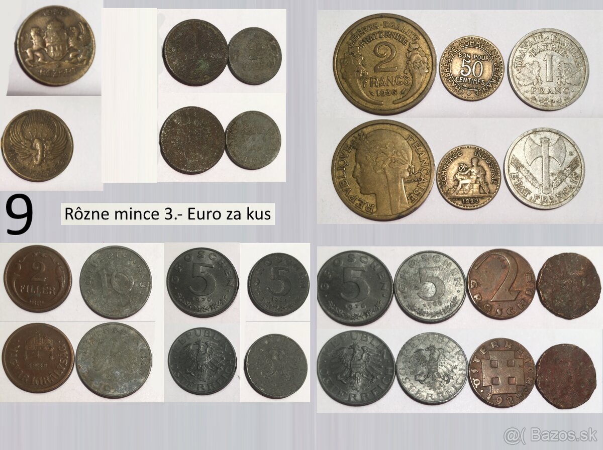 Mince 1700 - 1800 - 1900 - 9