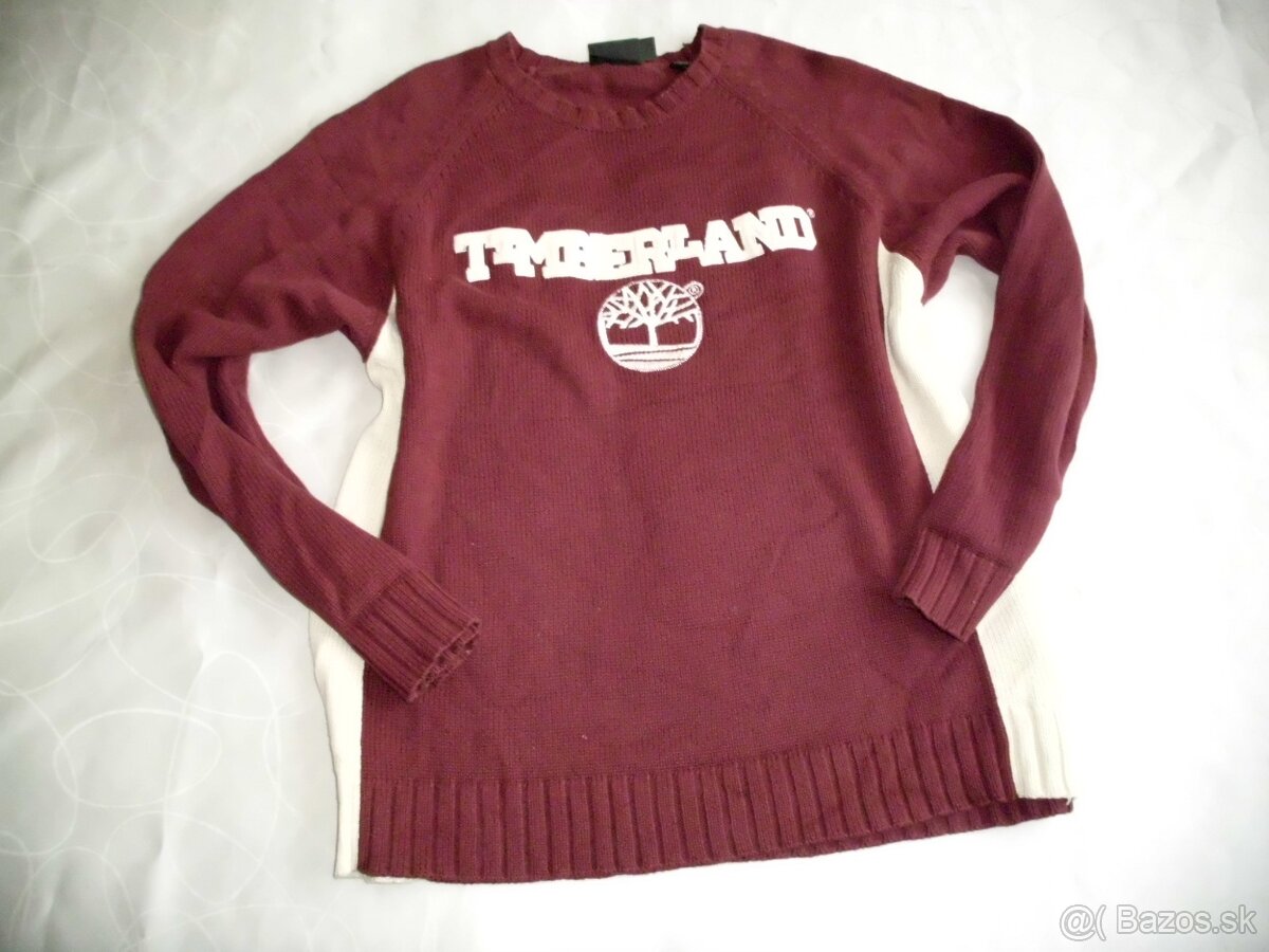 Timberland pánsky sveter bordový XL - 9