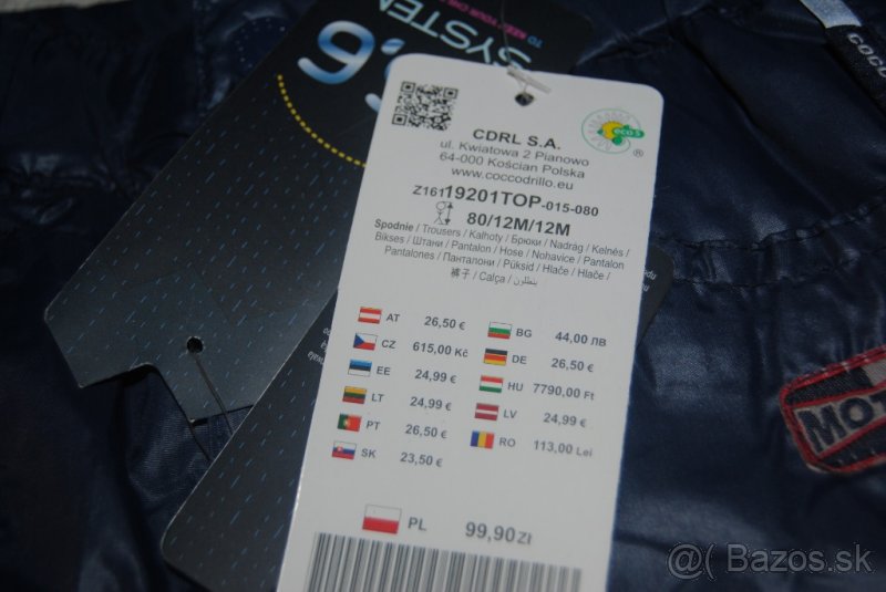 Oteplovacky 80 Coccodrillo s visackou - 9