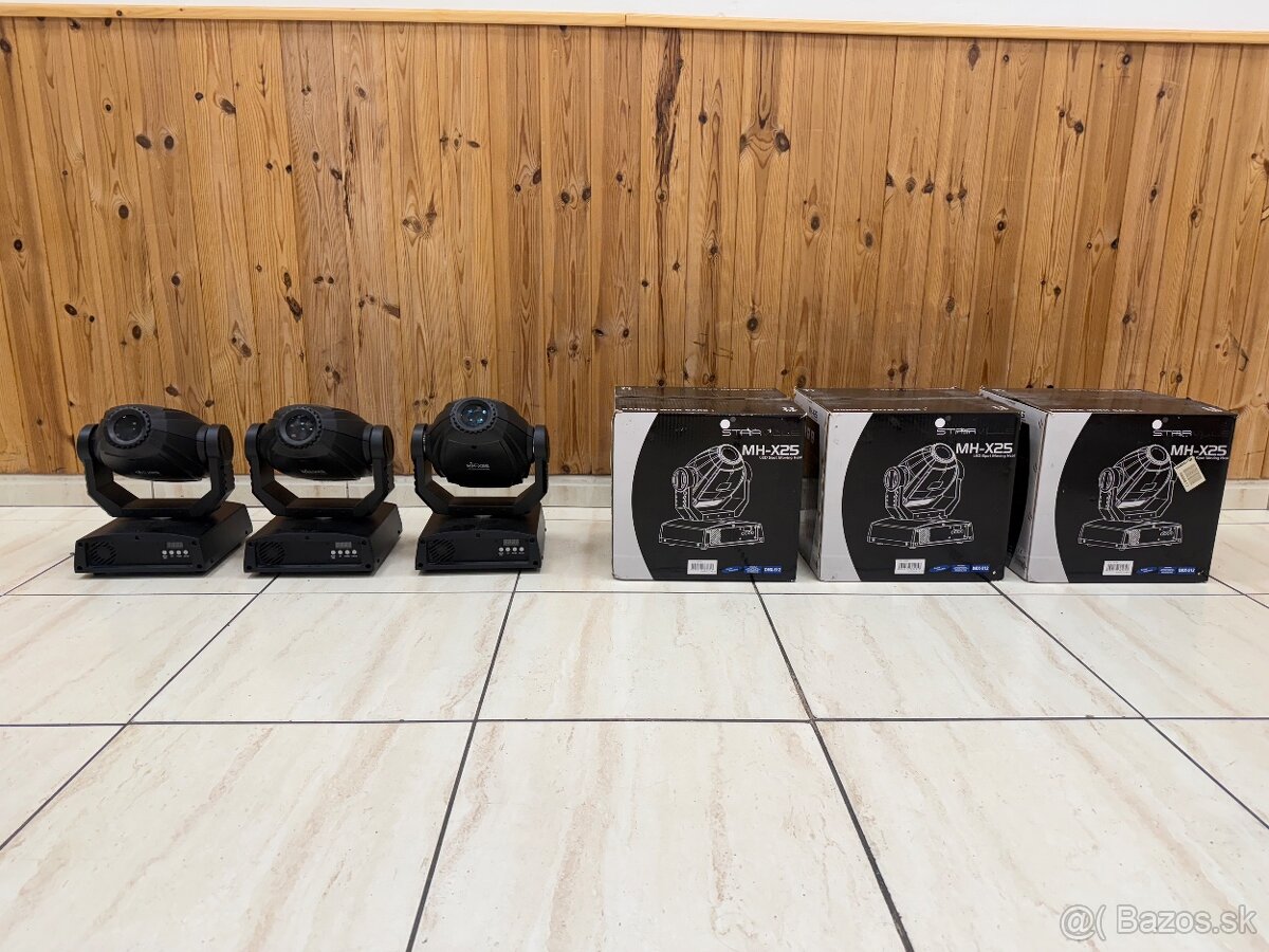 Predám otočné hlavy Stairville MH-X25 - 9