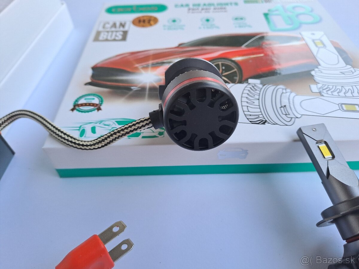 Led žiarovky H4 - 180W - Canbus - Vysoka svietivosť - 9