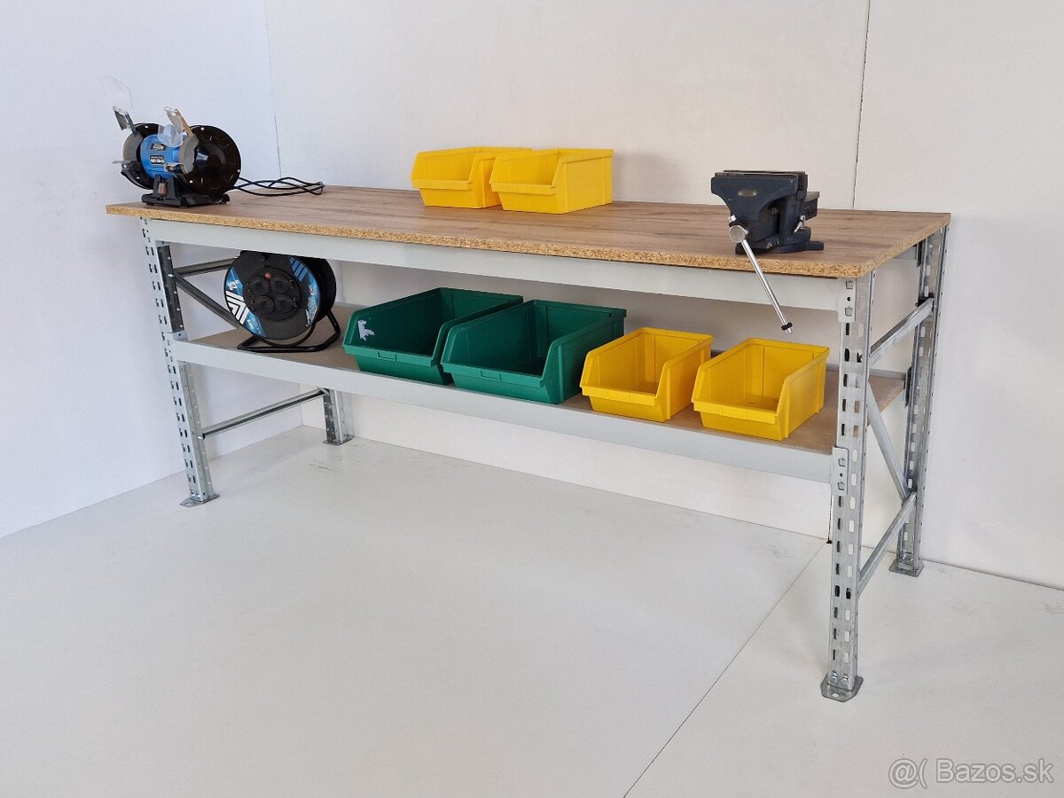 Ponk, pracovný stôl do dielne - garáže. Dielenský stol. - 9