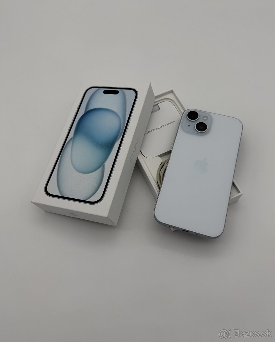iPhone 15 128GB Blue + ZÁRUKA - 9