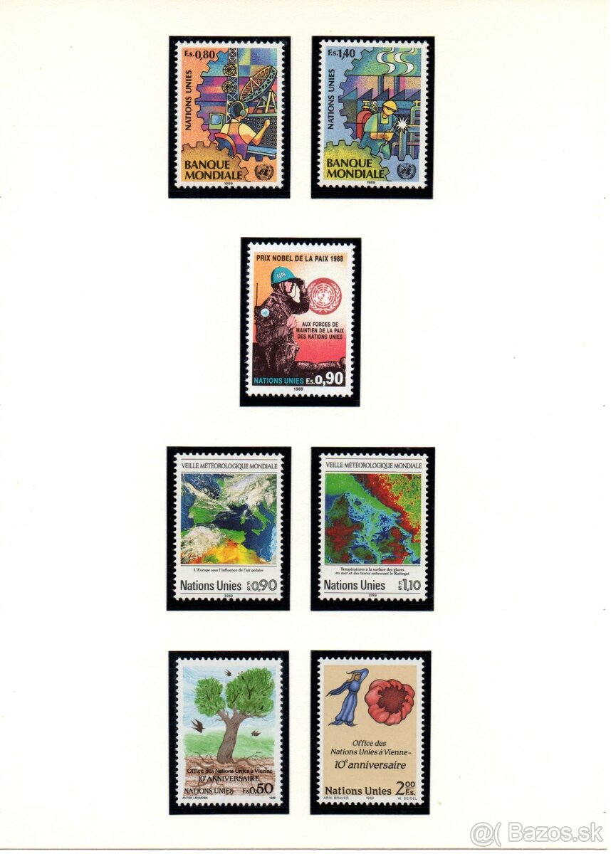 OSN Genf - zbierka 1969 - 1990 - 9