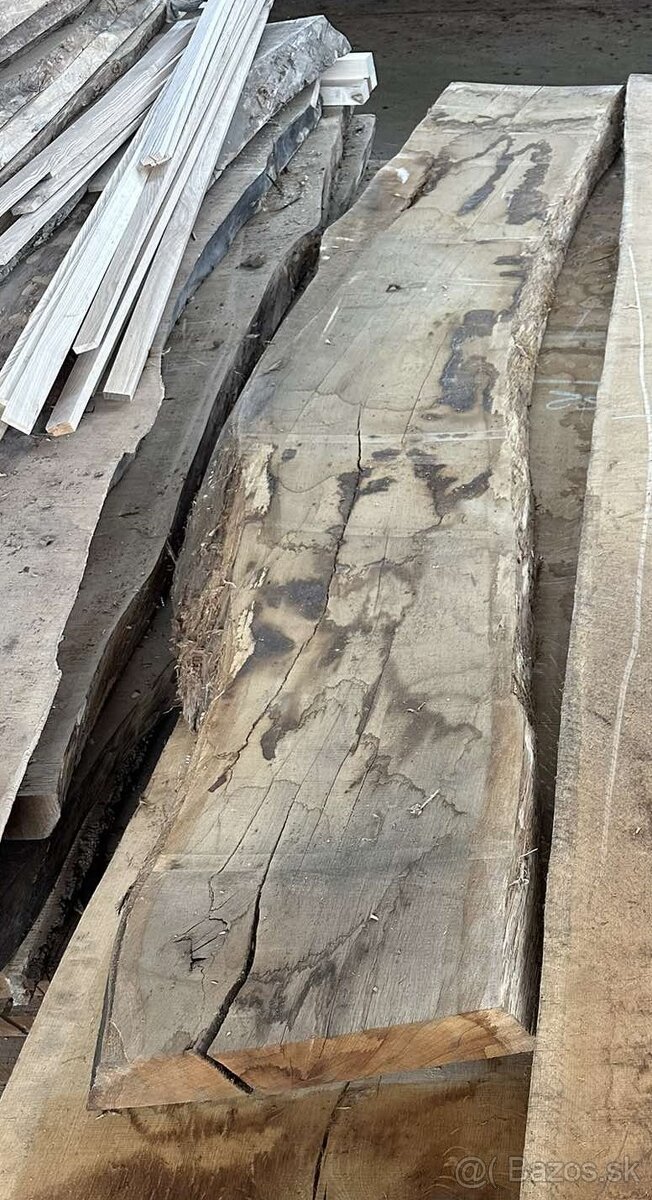 Vysušené dubové fošne, dub, 8 cm, dubové rezivo - 9