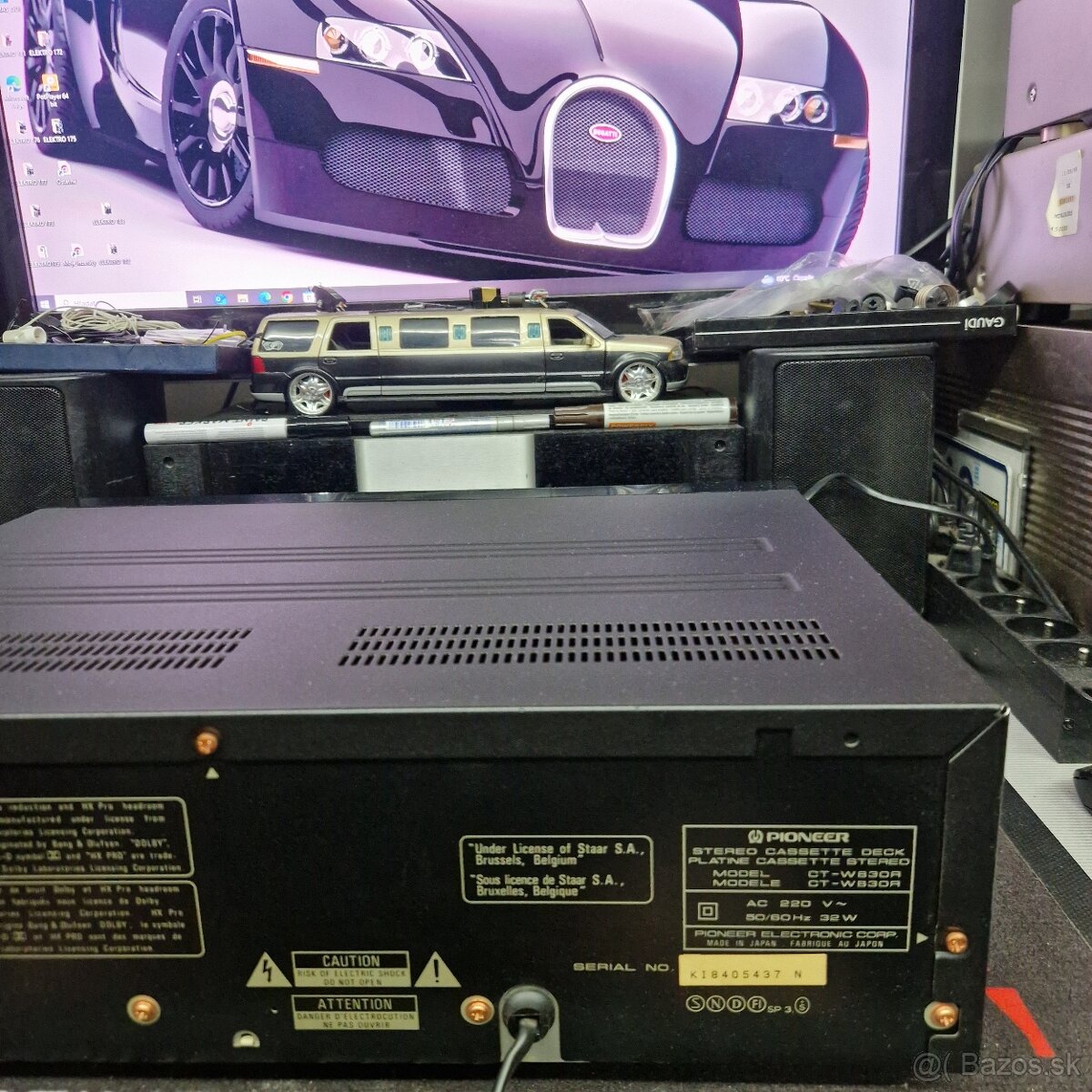 PIONEER CT-W830R...double kazetový deck , 2 x Auto Reverse.. - 9