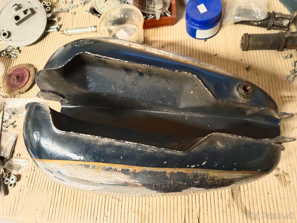 jawa sport originál modrá nádrž - 9