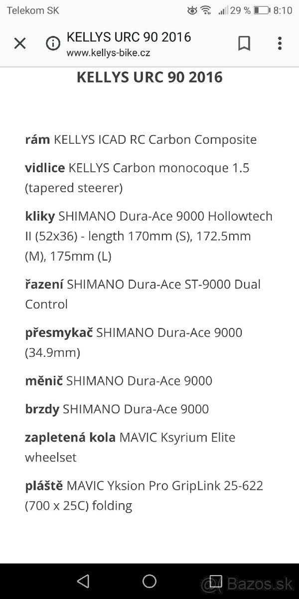 Cestný bicykel kellys Urc90 - 9