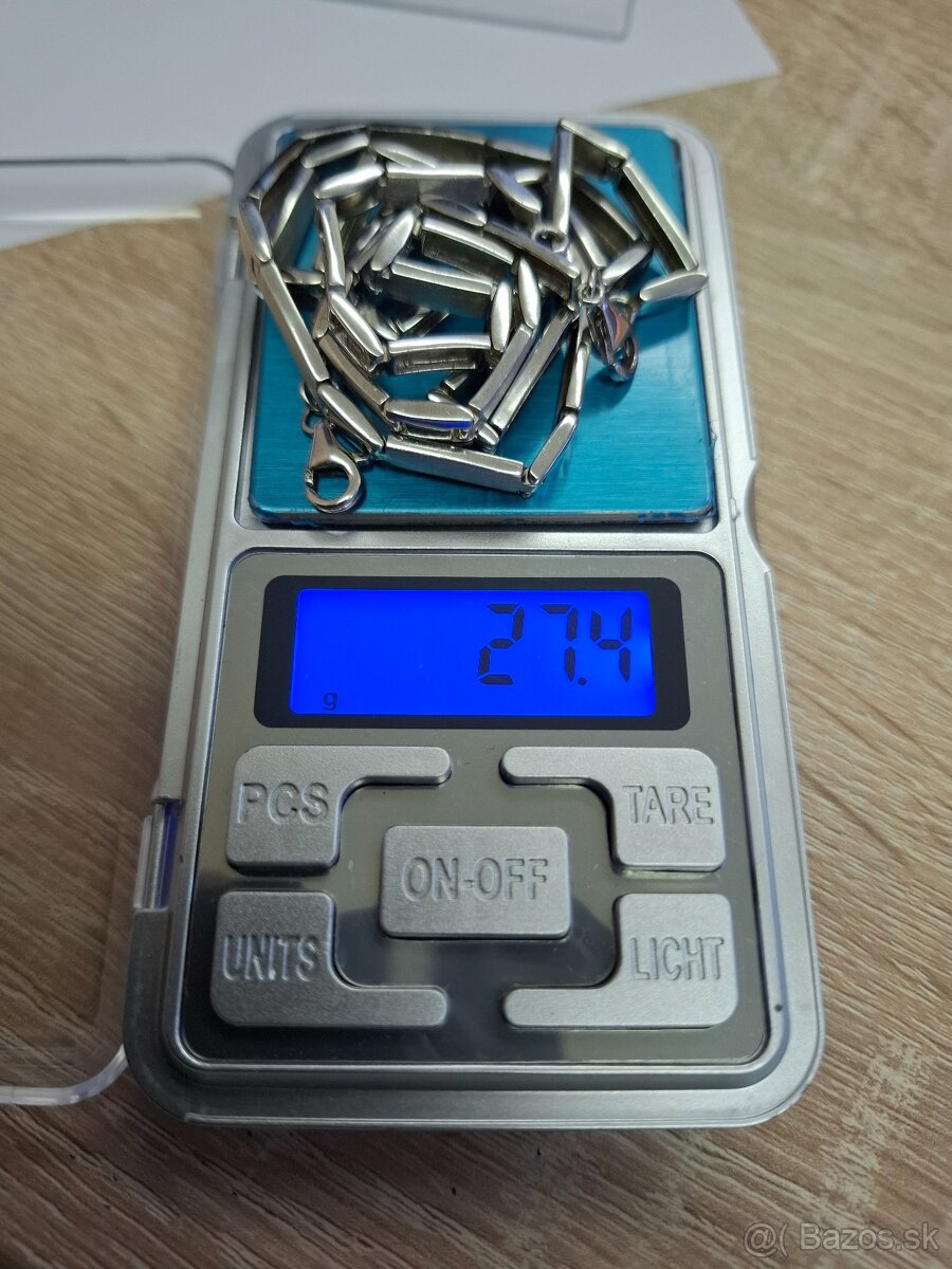 Strieborný set - náramok a náhrdelník - 9