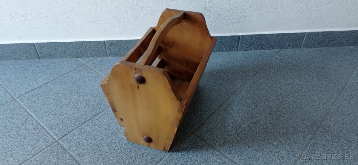 2 nábytkové originálne mexické solitéry - skrinka a košík - 9