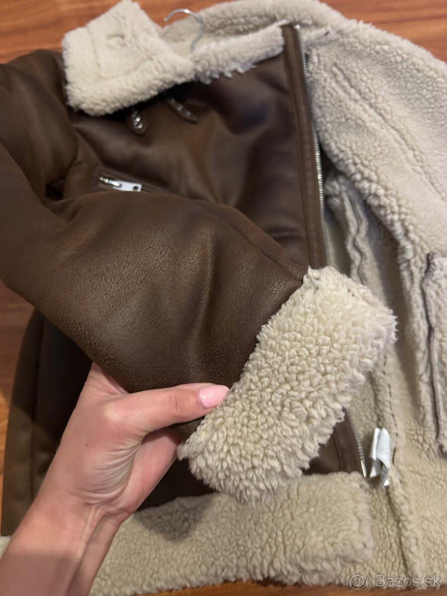 Kozuch zateplená kožená bunda - 9