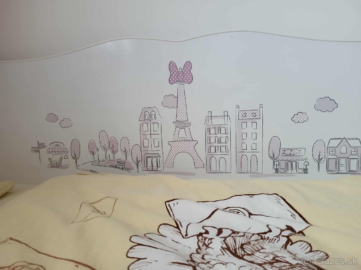 Detská postel s pisacim stolíkom a stoličkou - 9