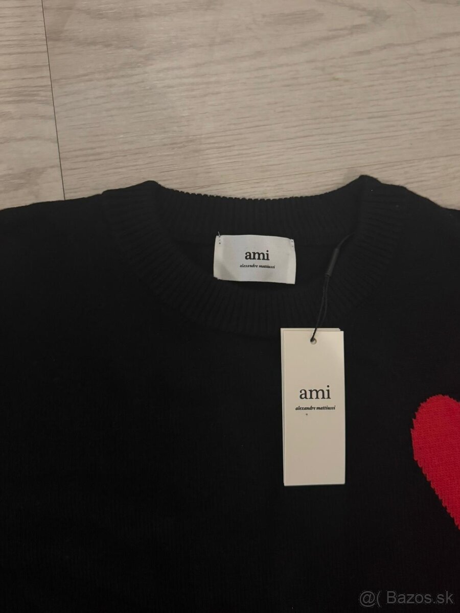 Ami Paris Čierna Mikina - 9