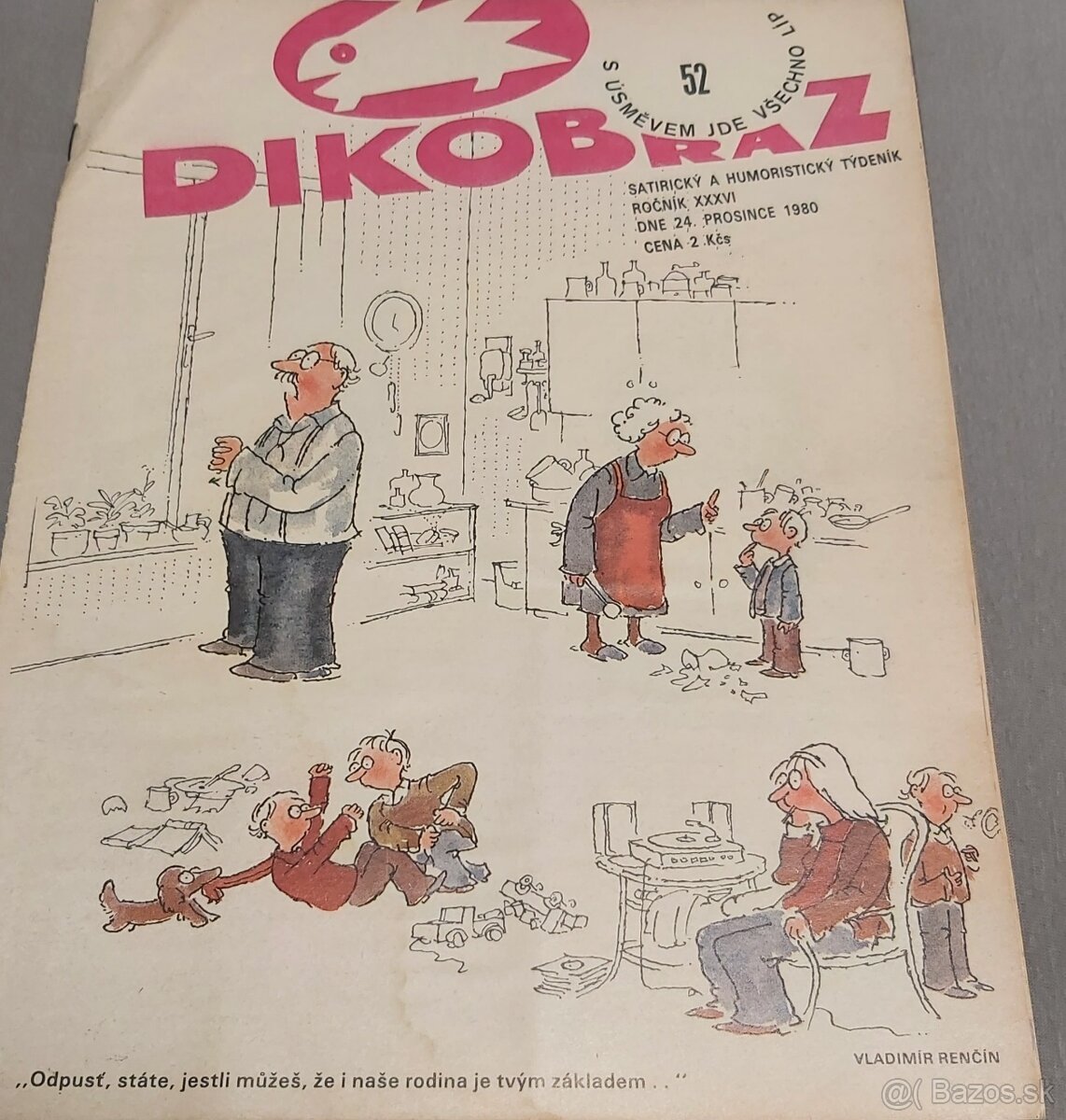 PREDÁM DIKOBRAZ KOMPLETNÝ ročník 1980 - 9