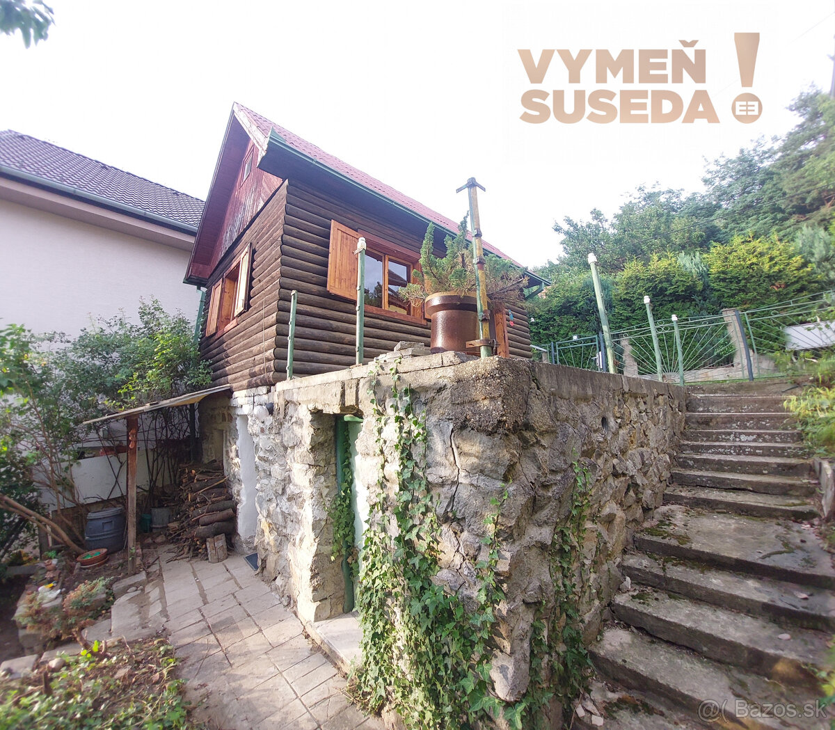 VYMEŇ SUSEDA - POZEMOK 395.00 m2 - REKREAČNÁ CHATA, ULICA N - 9