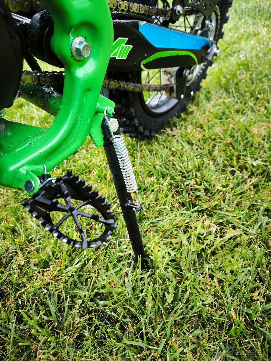 Pitbike 125cc 17/14 E-Start Zelená - 9