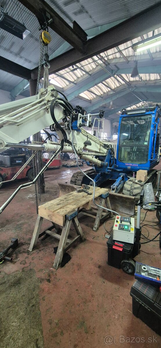 Oprava dier,uložení,čapov. Prečapovanie bagrov . - 9