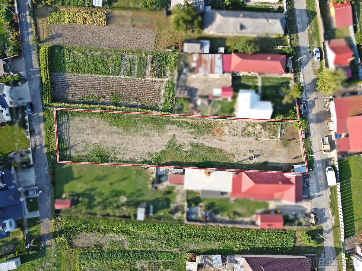 Stavebný pozemok 1545m2, predaj, mestská časť Milhostov, okr - 9