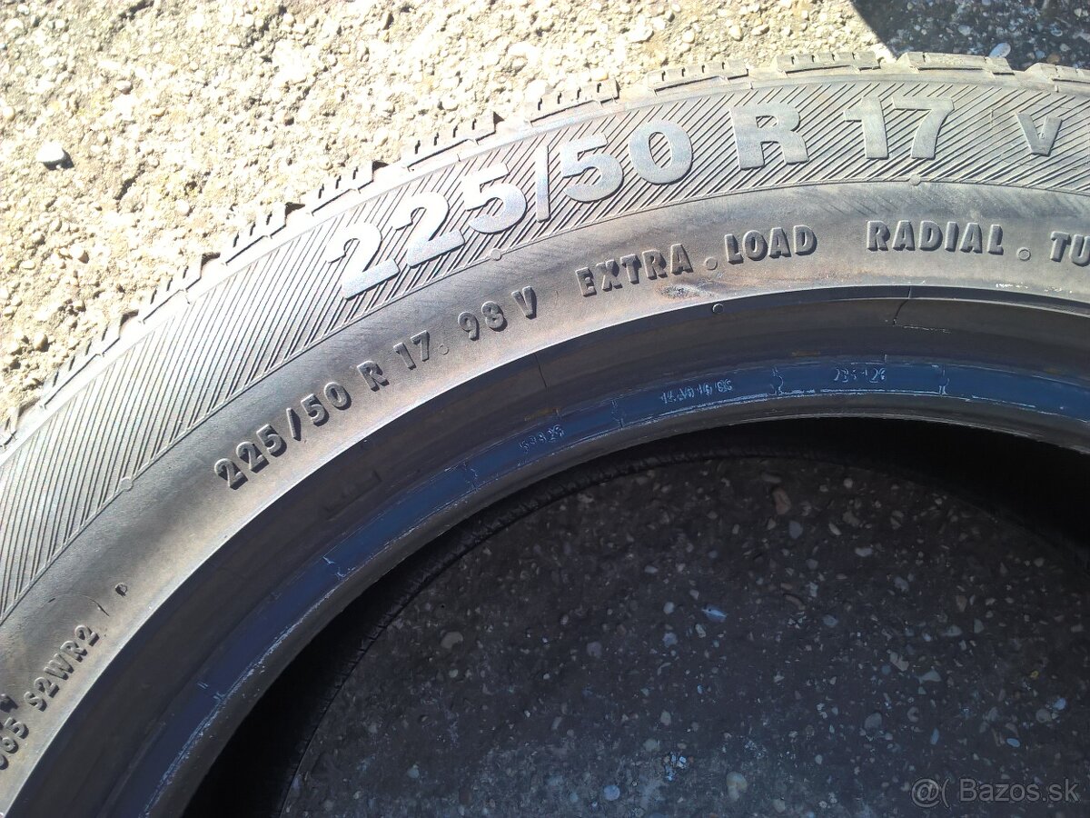 2+2 ks ZIMNÉ 225/50 R17 98V BARUM a GOODRICH - UŽ OD 25€/kus - 9