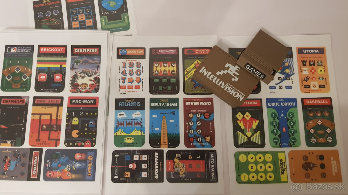 Intellivision multikarta – 130 hier + zoznam, manuál - 9