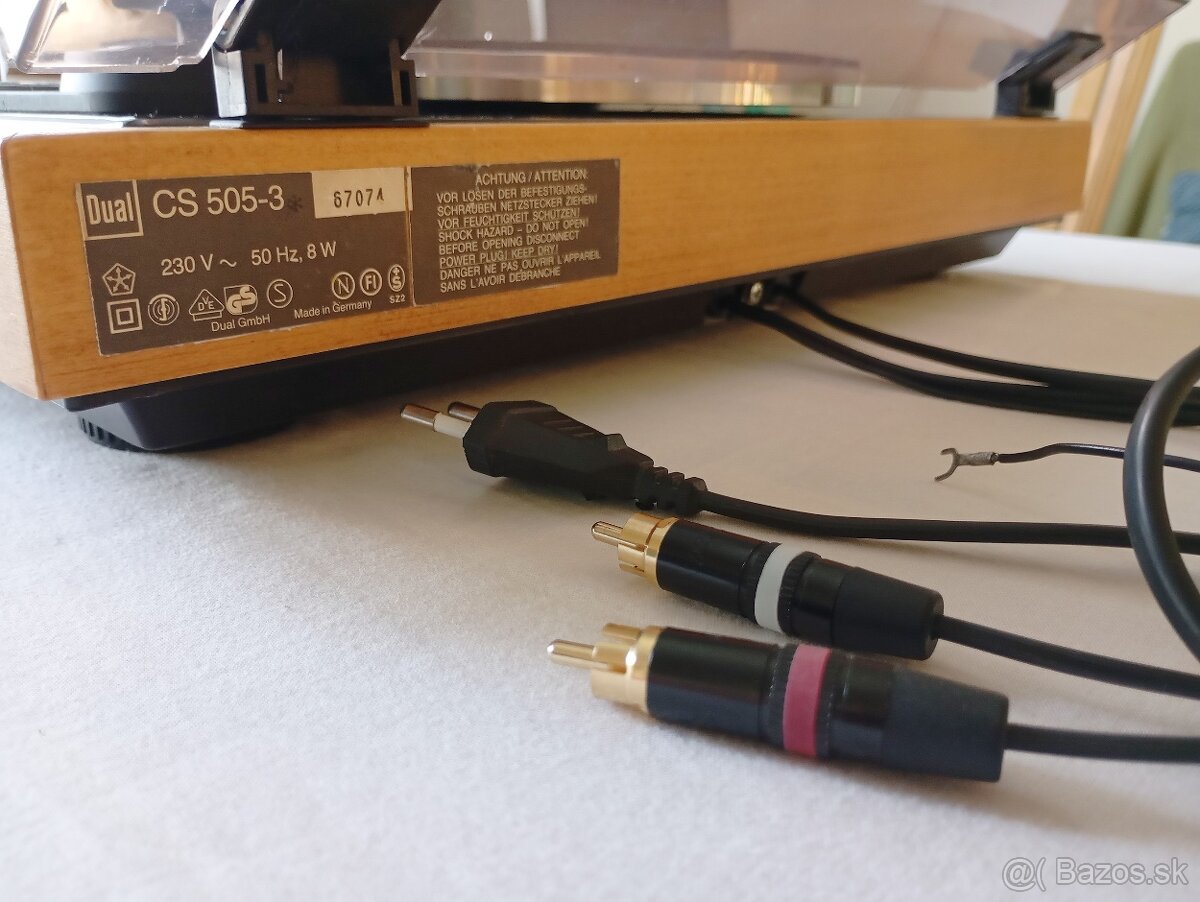 Gramofón DUAL CS 505-3 - 9
