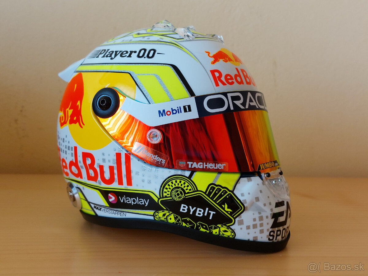 Max Verstappen 2023 Red Bull VC Las Vegas F1 prilba 1:2 - 9