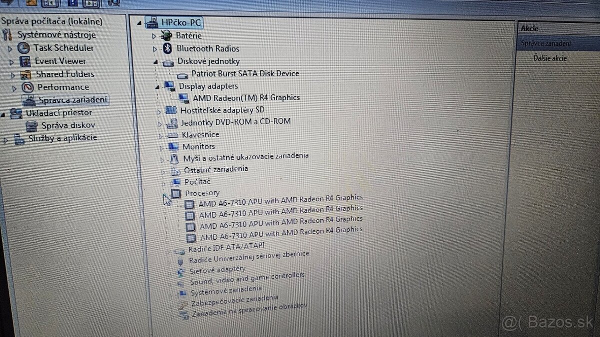 Starší HP notebook s SSD diskom - 9