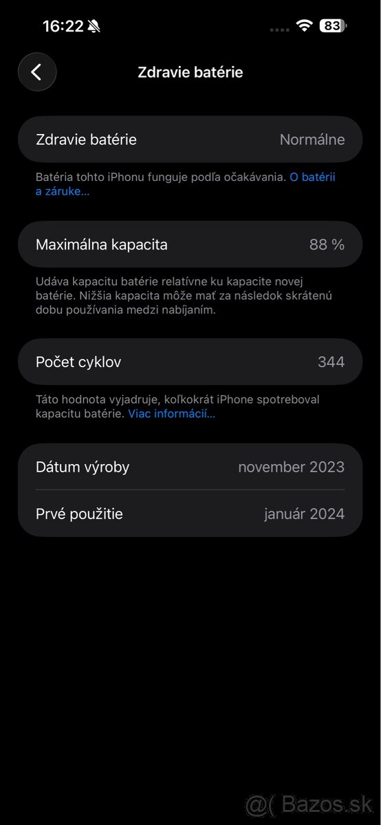 iPhone 15 Pro Max - 256 GB - čierna farba - 9