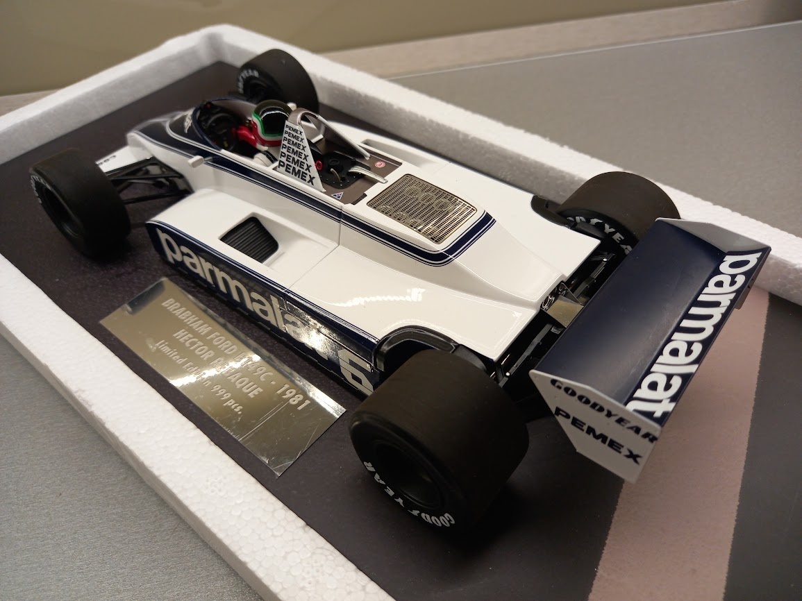 F1 BRABHAM FORD BT49C HECTOR REBAQUE 1981 MINICHAMPS 1:18 - 9