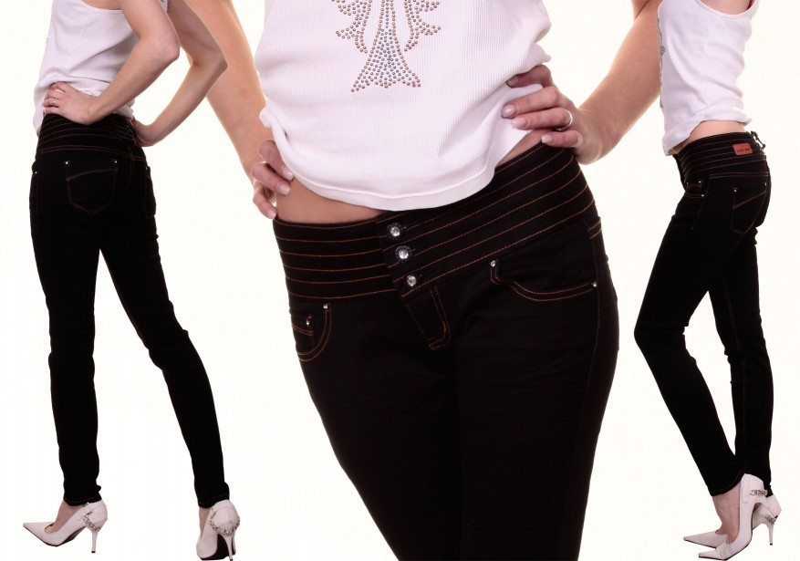 Skinny džínsy Miss Anna, tmavomodré, vel.36 - 9