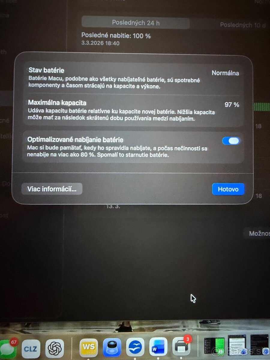 Macbook Pro 13 M1 8/256GB TouchBar - 9