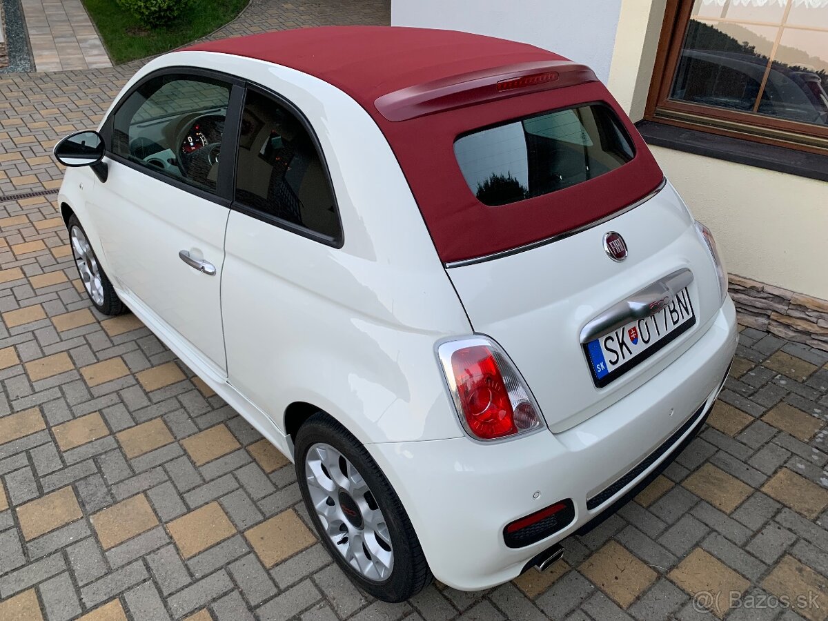 Fiat 500C 1,2 benzín,35800km - 9