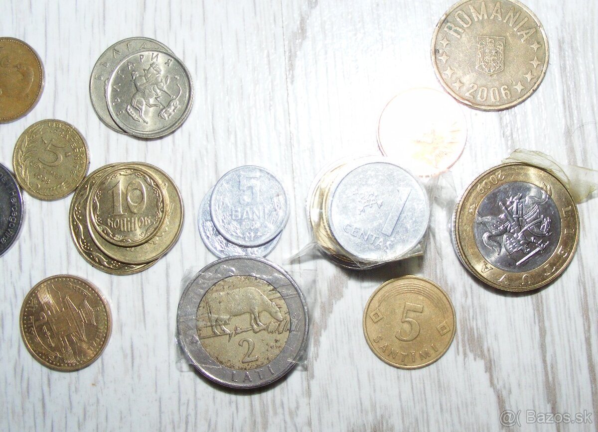 Pamätné britské pence, doláre, poldoláre a iné - 9