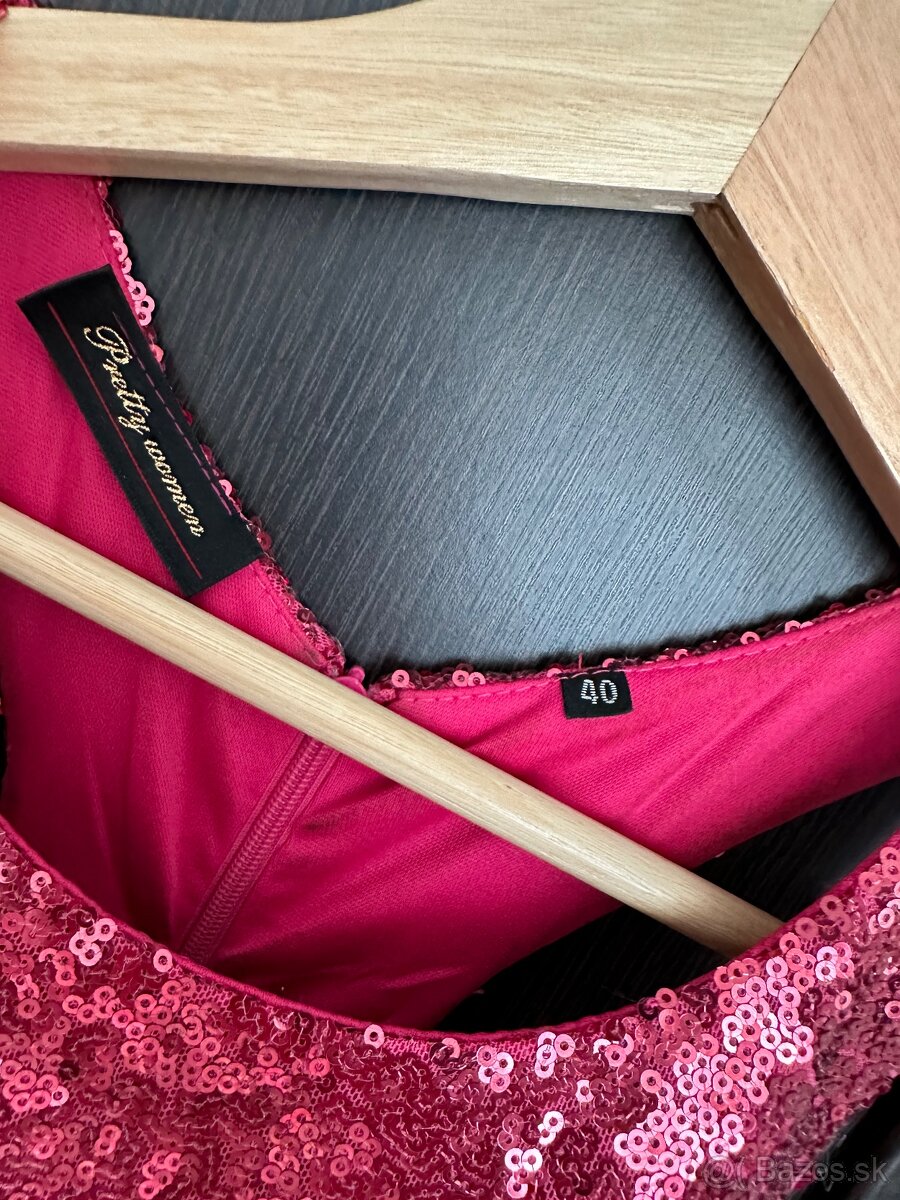 Flitrovane luxusne spolocenske saty - 9