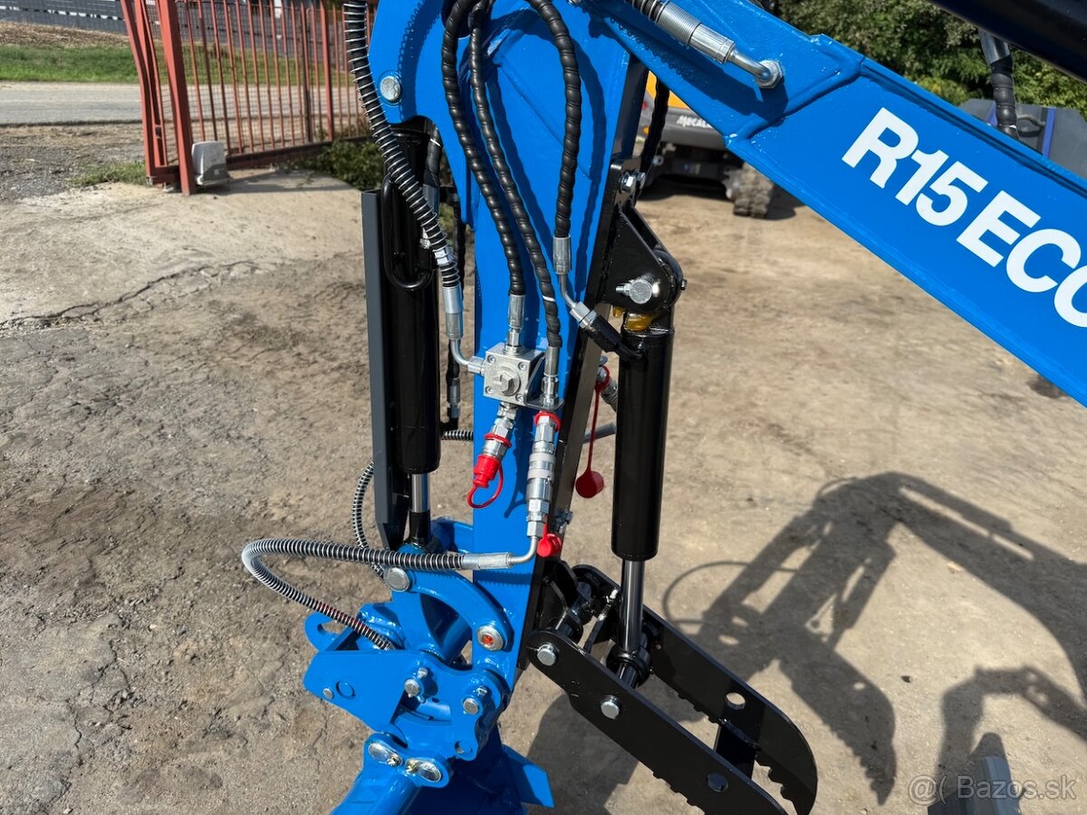 Minirypadlo RIPPA R15 ECO, motor kubota, nový stroj v záruce - 9