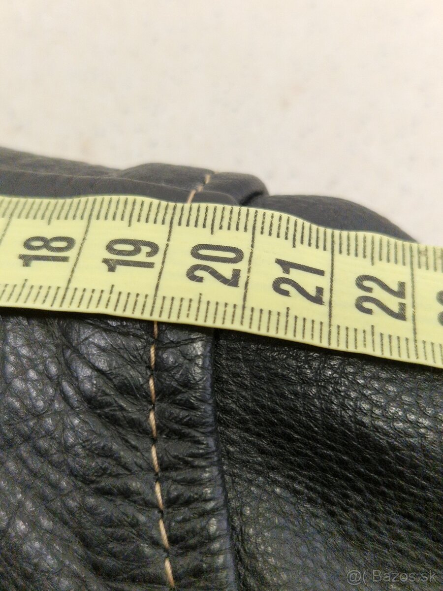 Pánská luxusní kožená bunda bomber Uncle Sam XL - 9