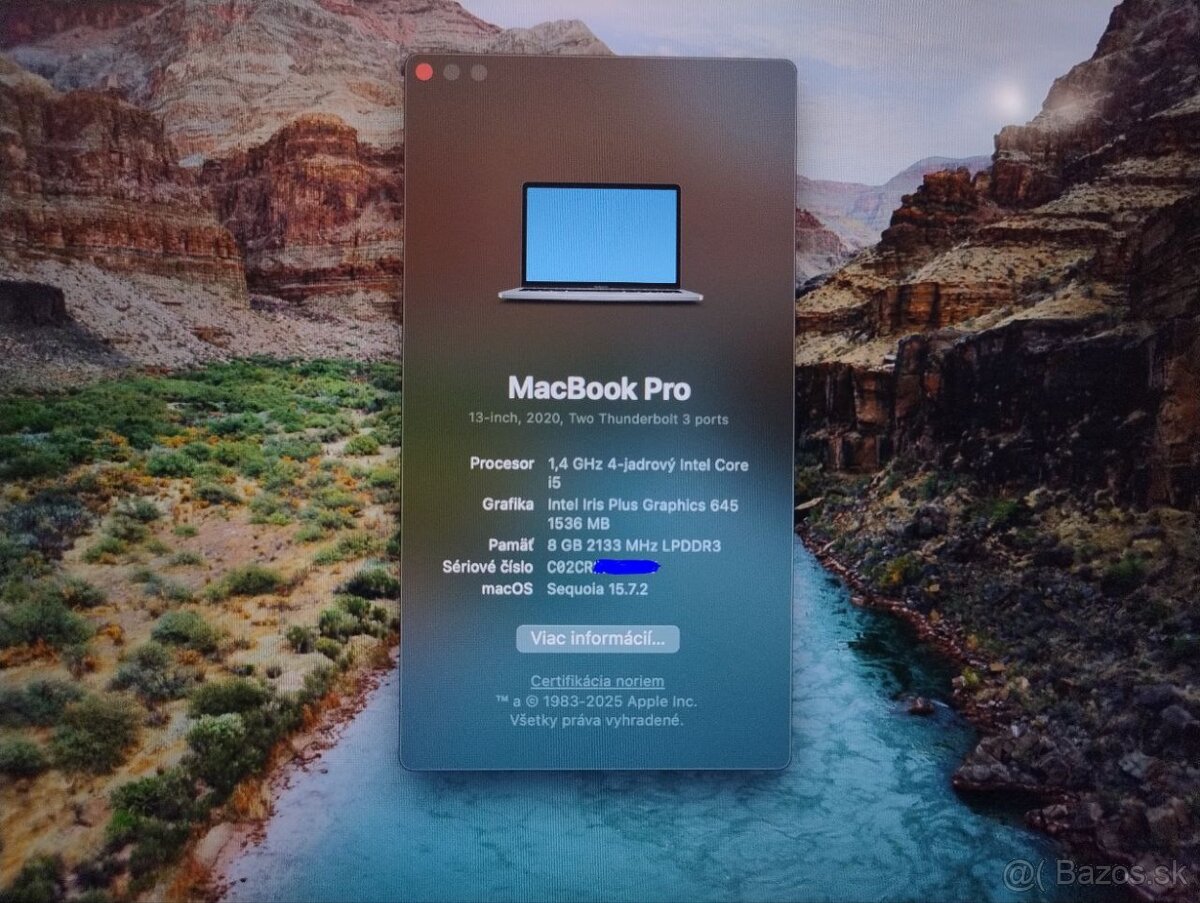 Macbook pro 13 2020 - 9