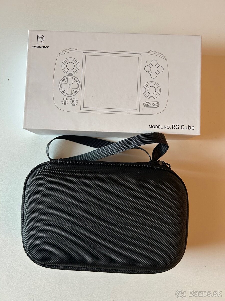 Retro herná konzola Anbernic RG Cube + pevný obal - 9