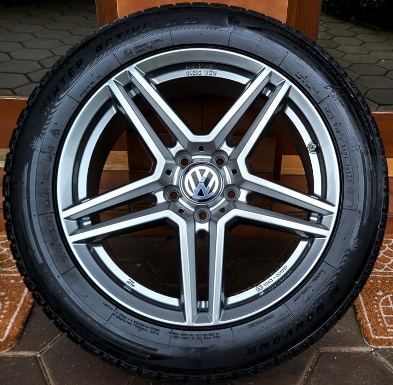 Alu R18 5x112 Mercedes GLA, GLB, GLK + zimné 235/55R18 - 9