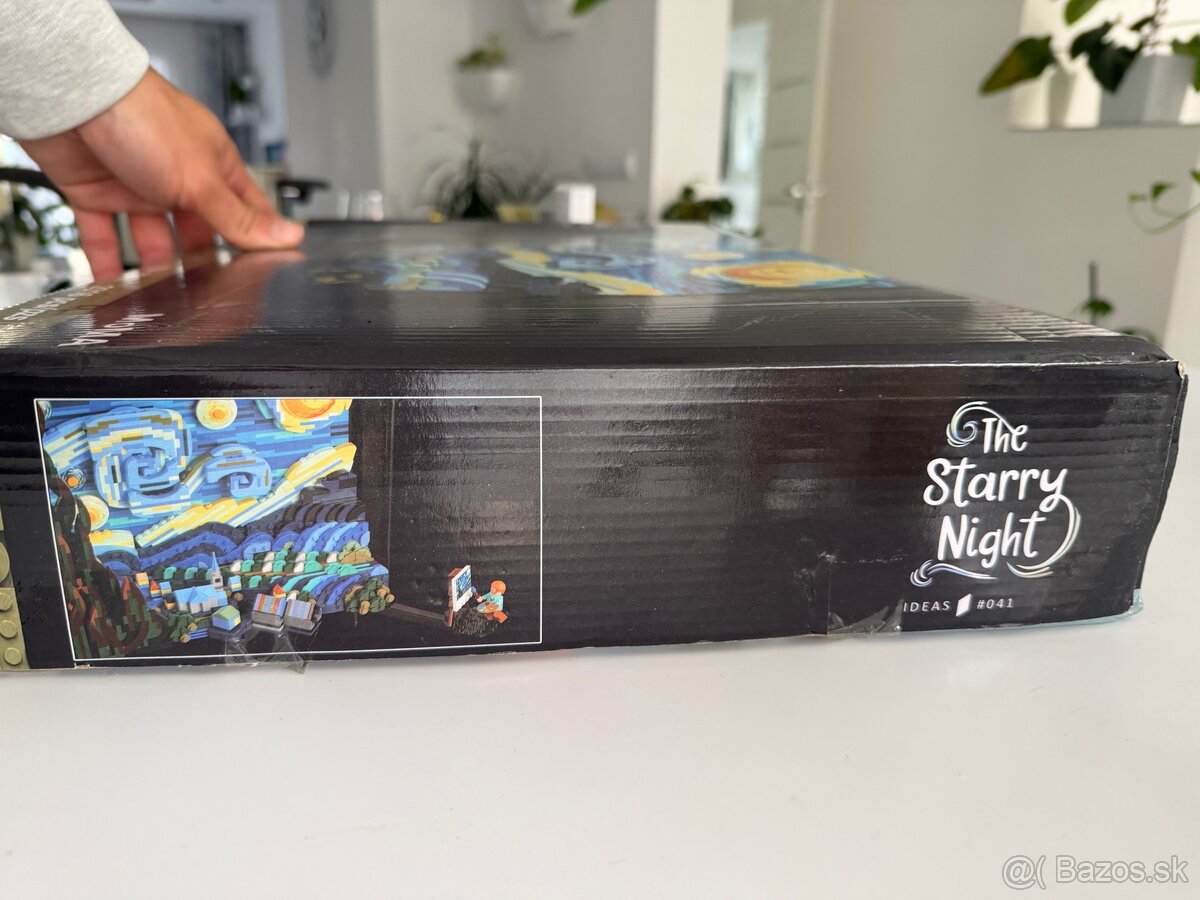 Lego Ideas Vincent Vangogh Hviezdna noc - 9