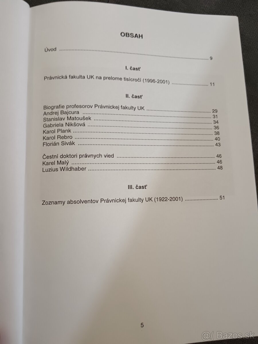 Predám knihy Právnici na univerzite Komenského v Bratislave - 9