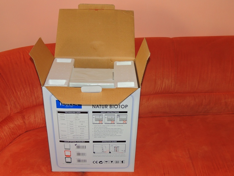 Predám nový akváriový set s objemom 25 l - Biely - 9