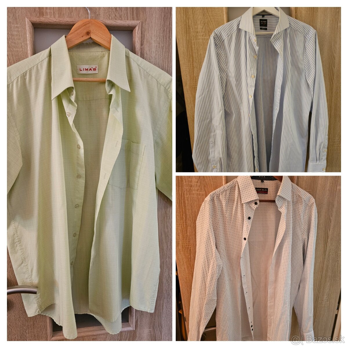 Nový čierny oblek veľ.56 na výšku190 cm + košeľa a kravata - 9