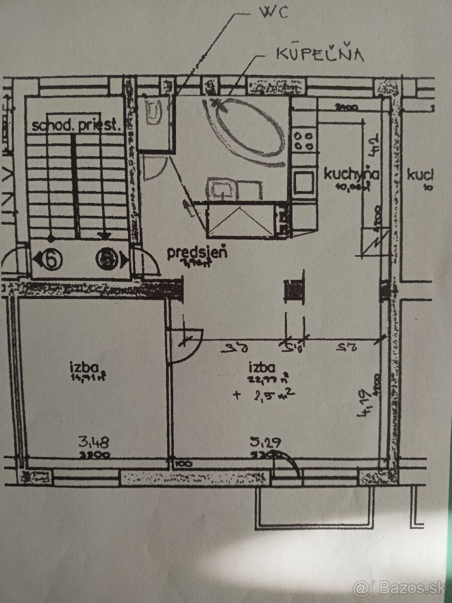PREDÁM SLNEČNÝ BYT V CENTRE BANSKEJ BYSTRICI - 9