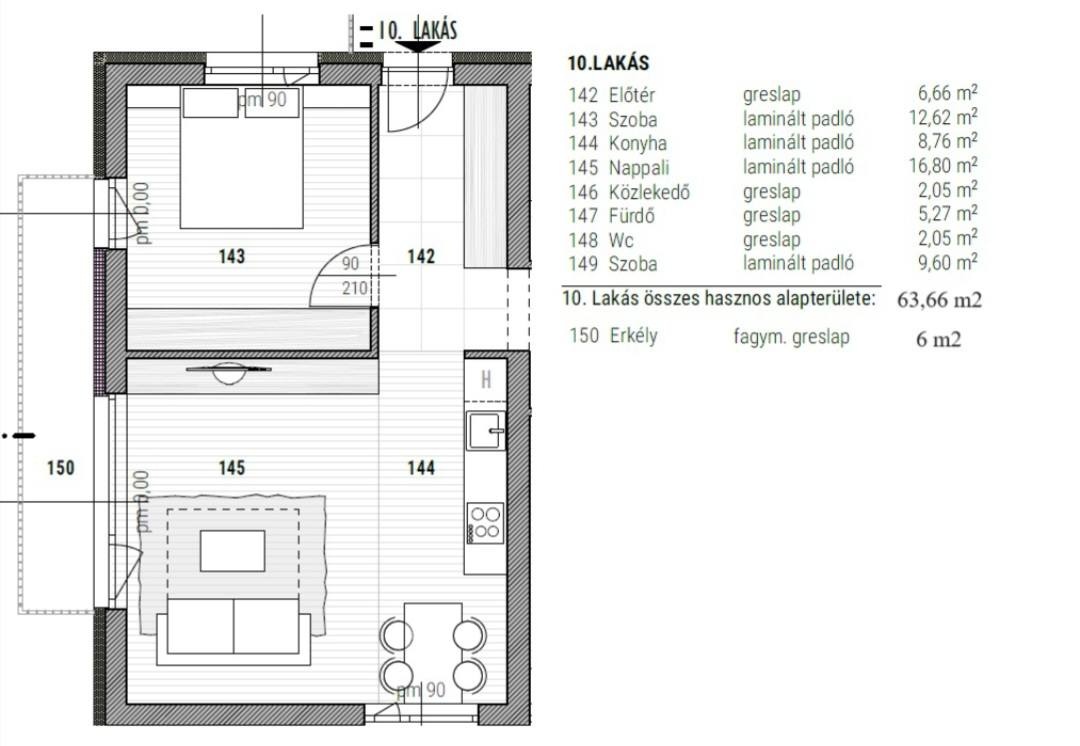 Predaj bytov v štýlovej novostavbe – Hegyeshalom - 9