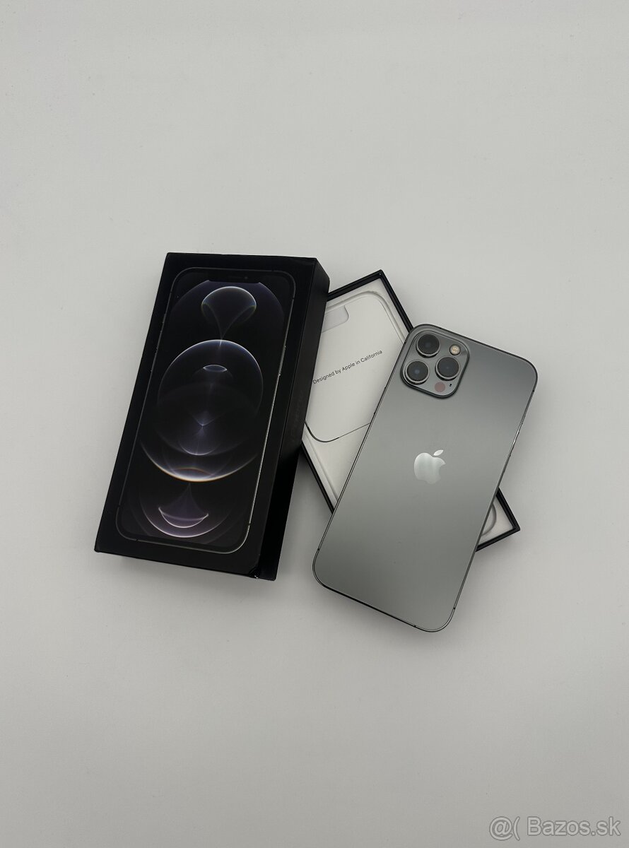 iPhone 12 Pro Max 128GB Graphite (100% Batéria) + ZÁRUKA - 9